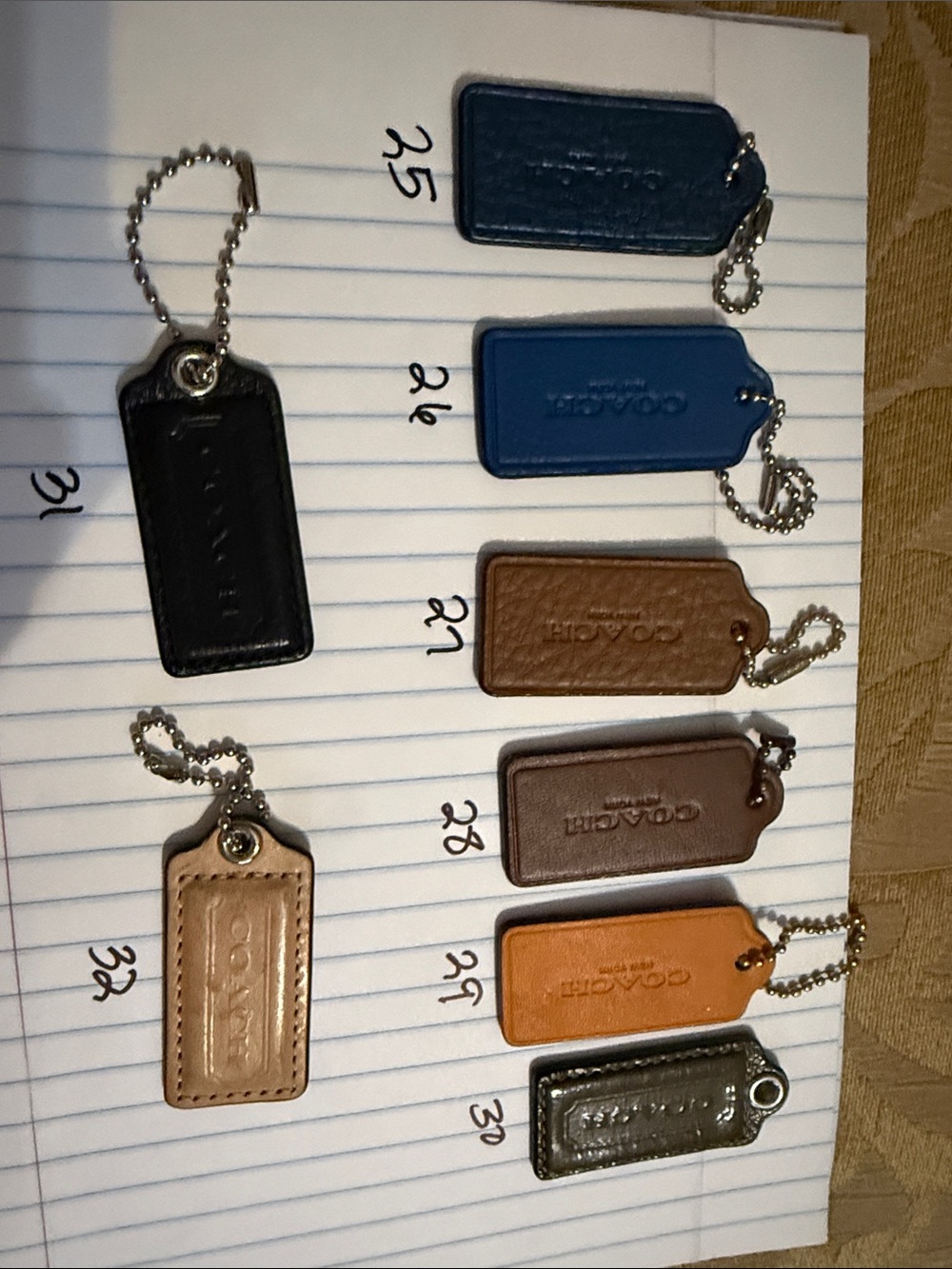 Coach replacement hang tags preloved